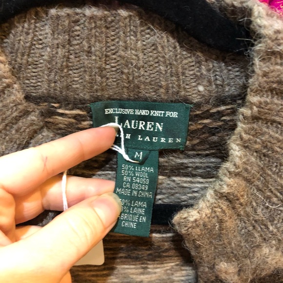 VTG Wool Ralph Lauren Sweater - Picture 3 of 3